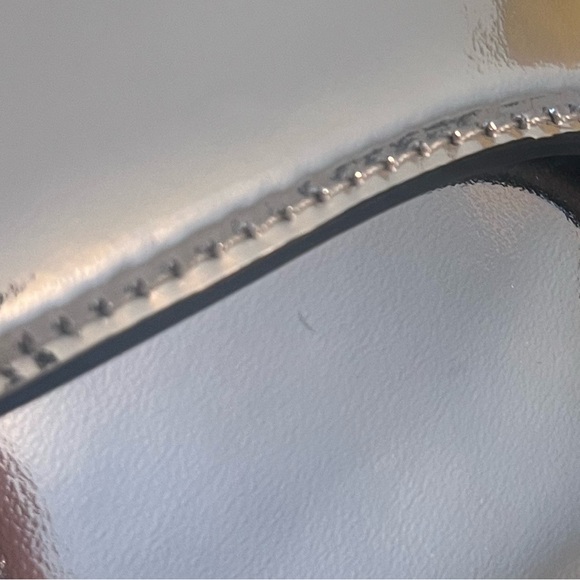 Coach Metallic Silver Shoulder Bag